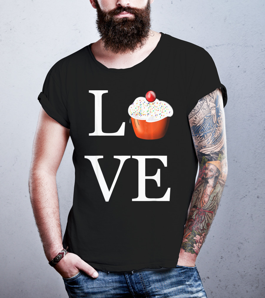 Love Cupcake Sprinkle Delight I Love Cupcakes T-Shirt