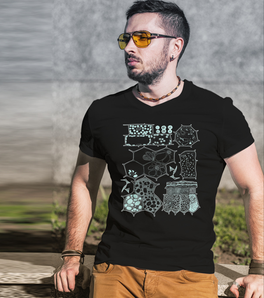 Microbiology Science Botany Cellular Structures T-Shirt