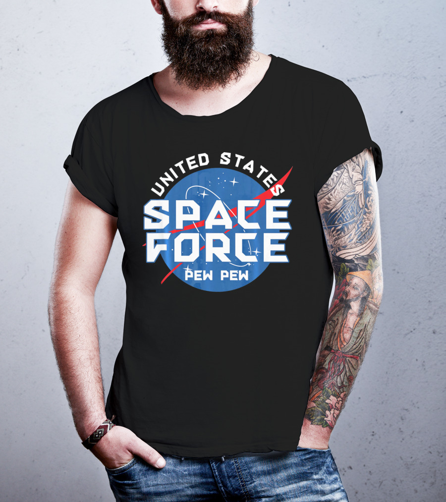 United States Space Force Pew Pew T-Shirt