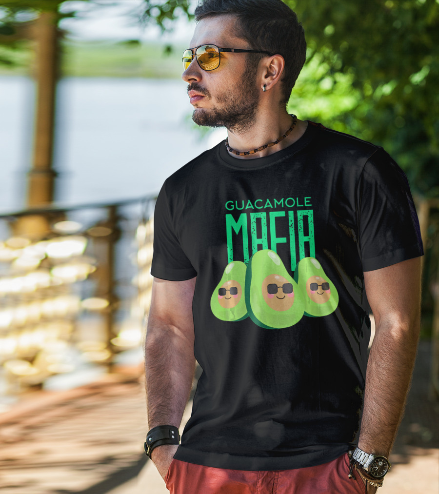 Guacamole Mafia Avogato Cool Avocado T-Shirt