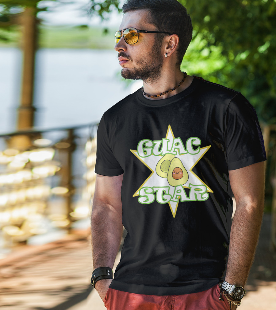 Guac Star Avocado Guacamole Men T-Shirt