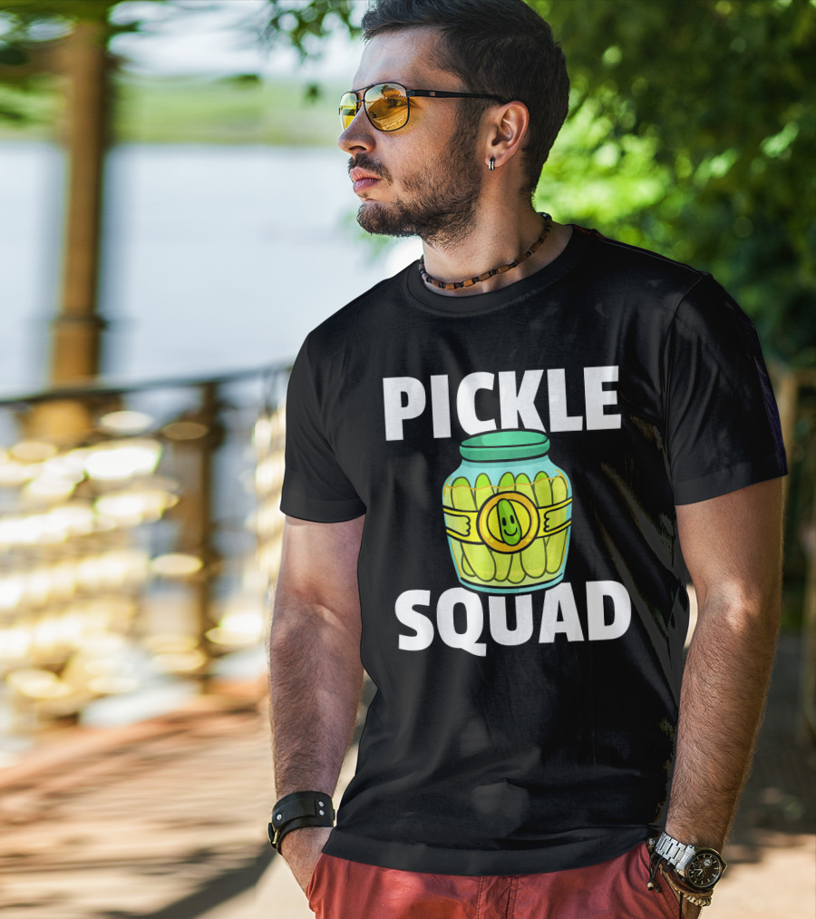 Pickle Squad Happy Pickle Jar T-Shirt