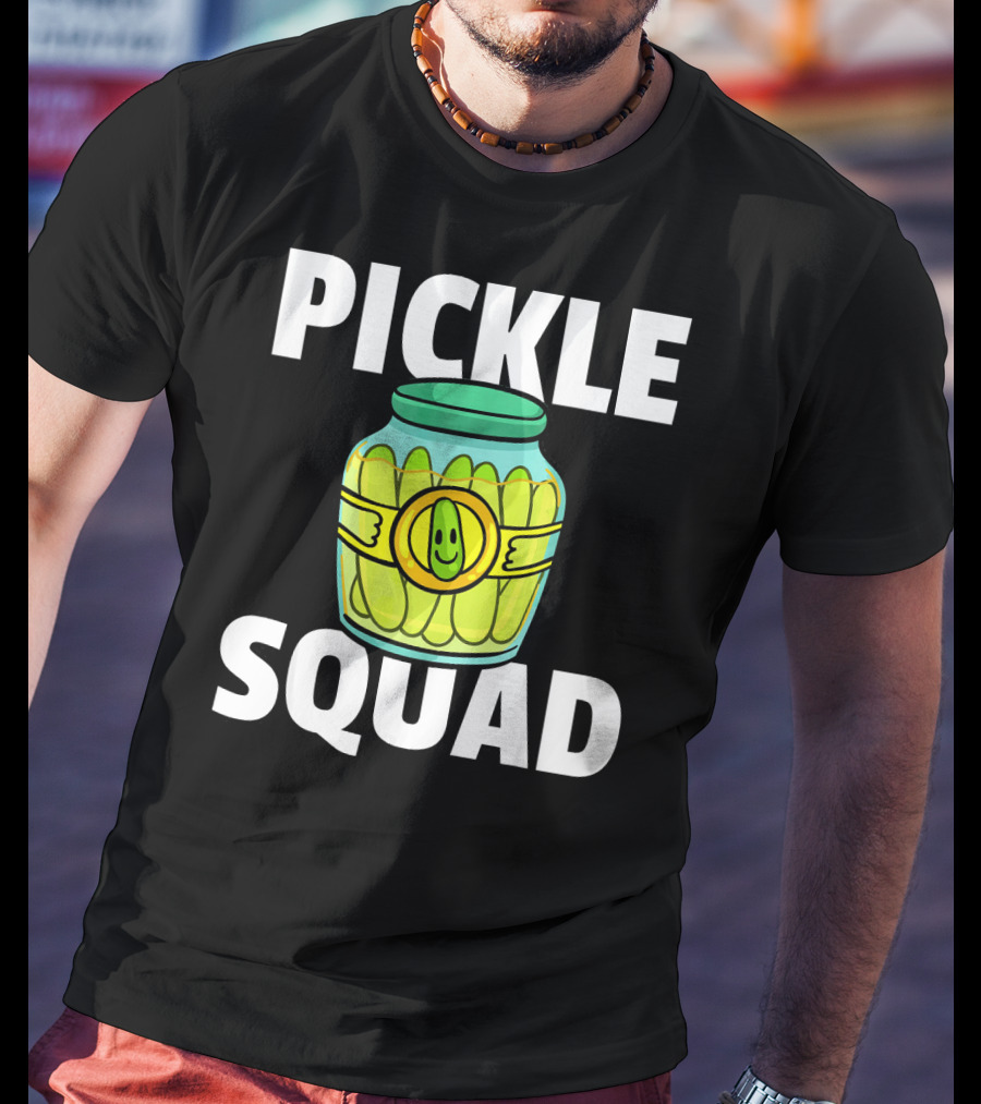 Pickle Squad Happy Pickle Jar T-Shirt