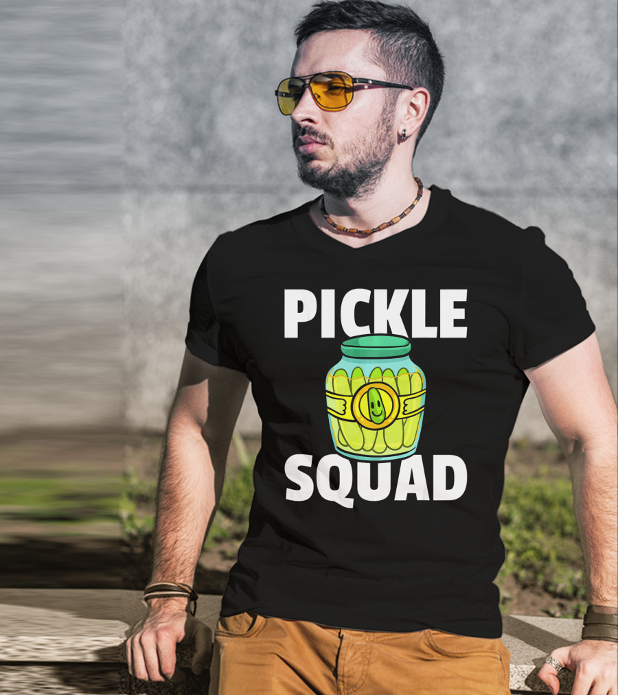 Pickle Squad Happy Pickle Jar T-Shirt