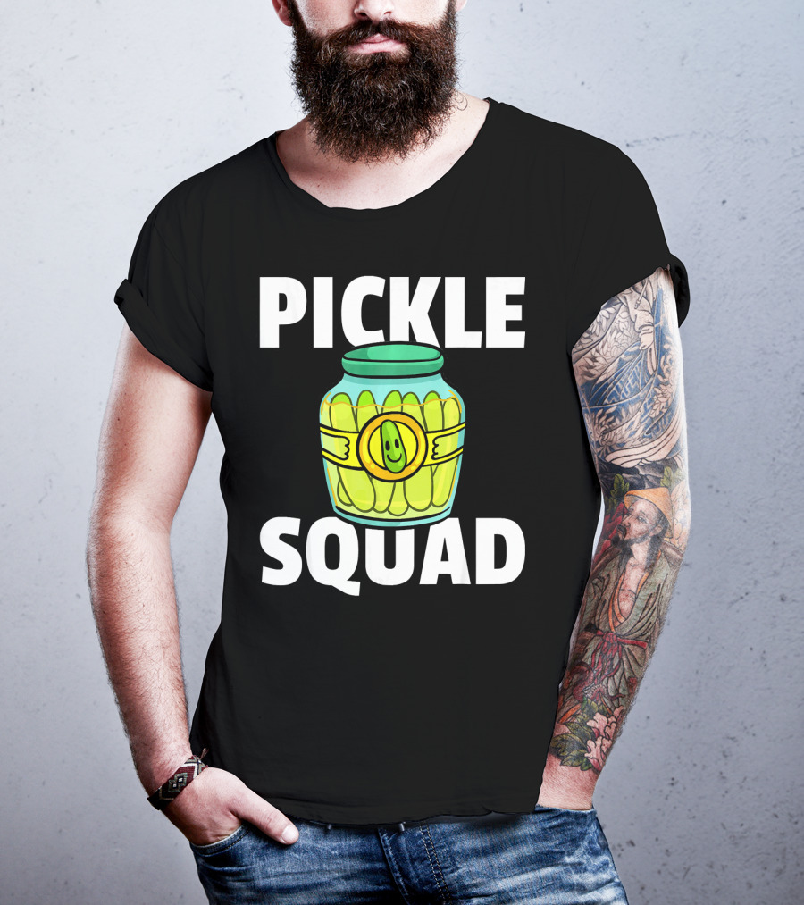 Pickle Squad Happy Pickle Jar T-Shirt