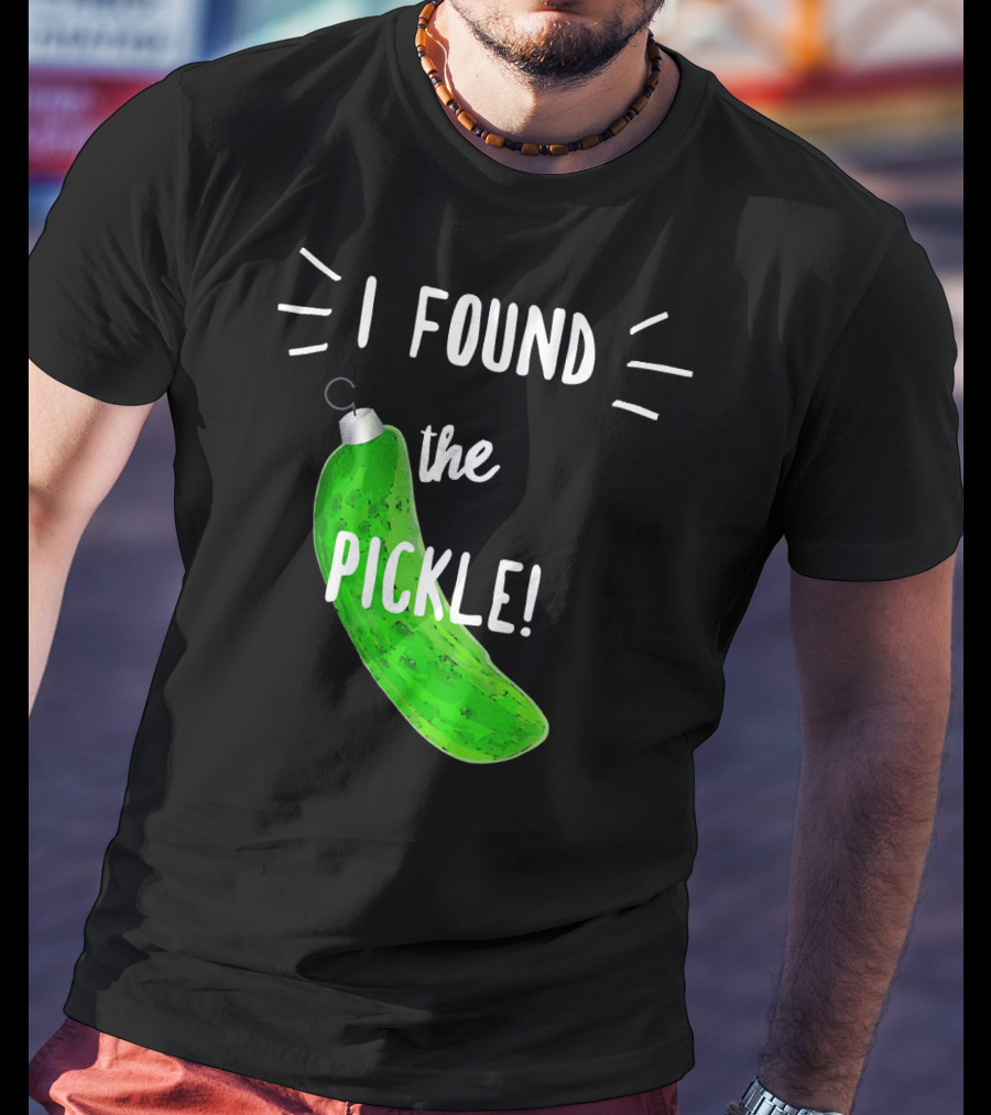 I Found The Pickle German Christmas T-Shirt