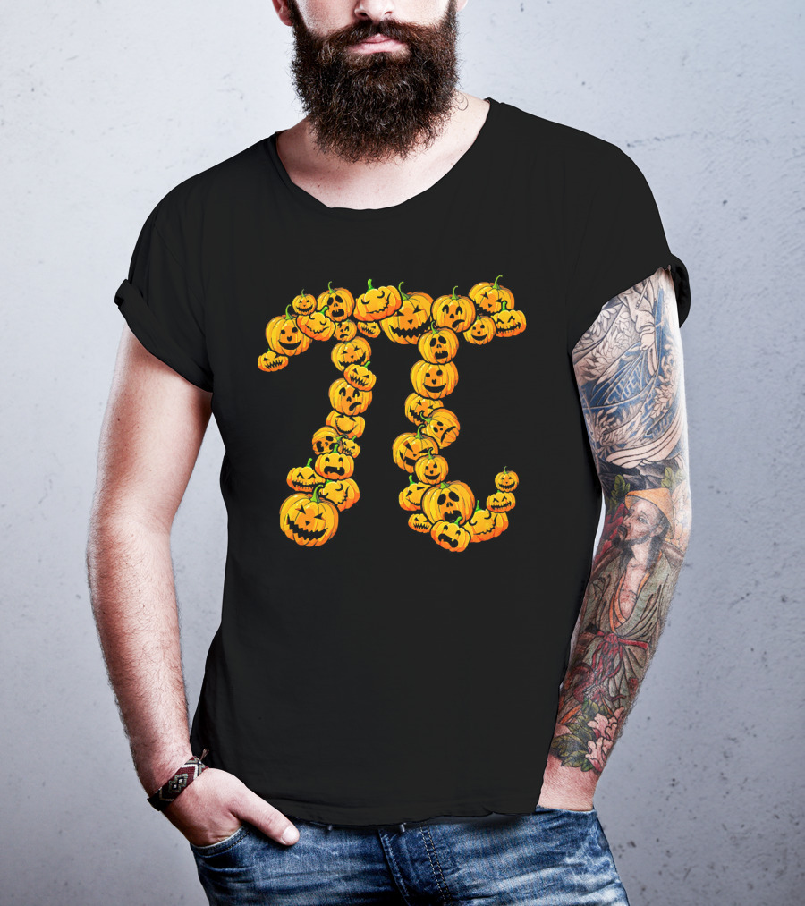 Pumpkin Pi Pie Thanksgiving Dessert Math Jack-O'-Lanterns T-Shirt