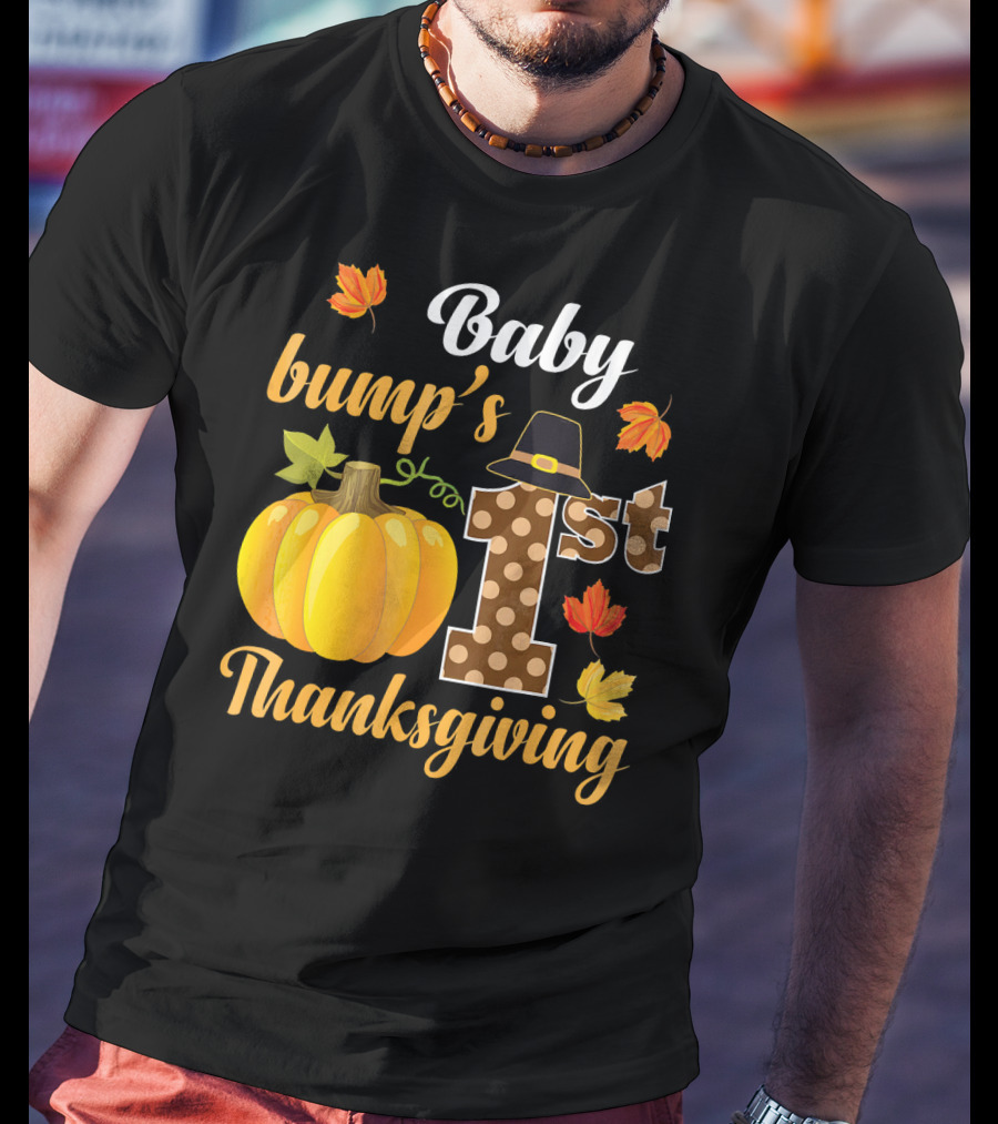 Baby Bump's 1st Thanksgiving T-Shirt