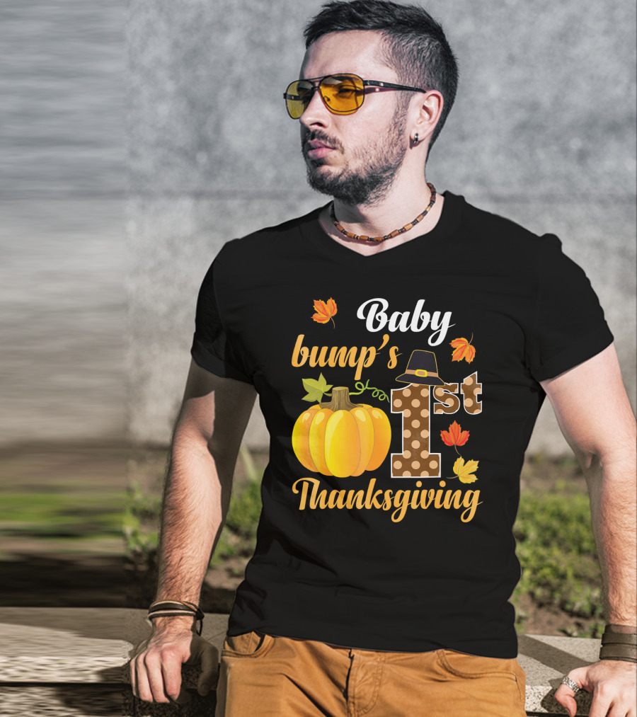 Baby Bump's 1st Thanksgiving T-Shirt