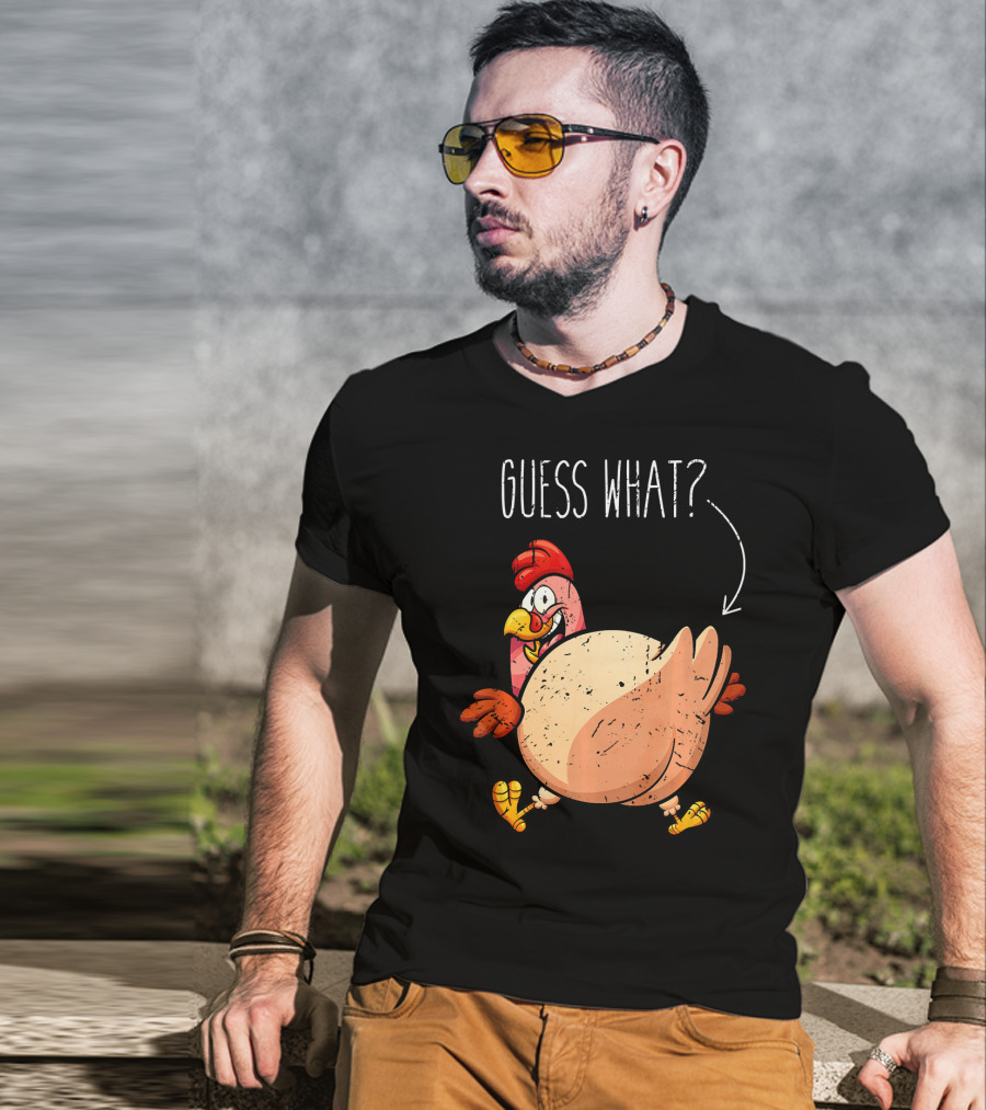 Guess What Turkey Funny Butt Joke T-Shirt