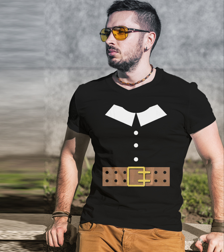 Thanksgiving Pilgrim Costume Belt Turkey Day Classic T-Shirt