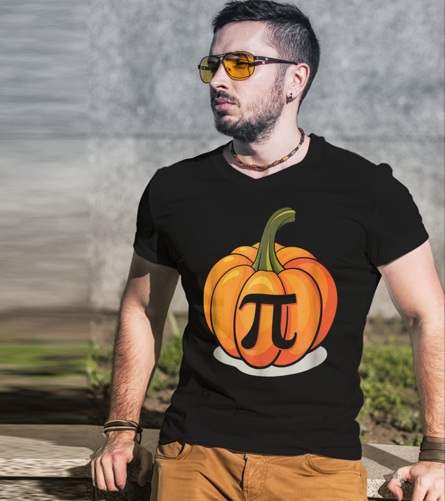 Pumpkin Pi Pie Funny Nerdy Thanksgiving T-Shirt