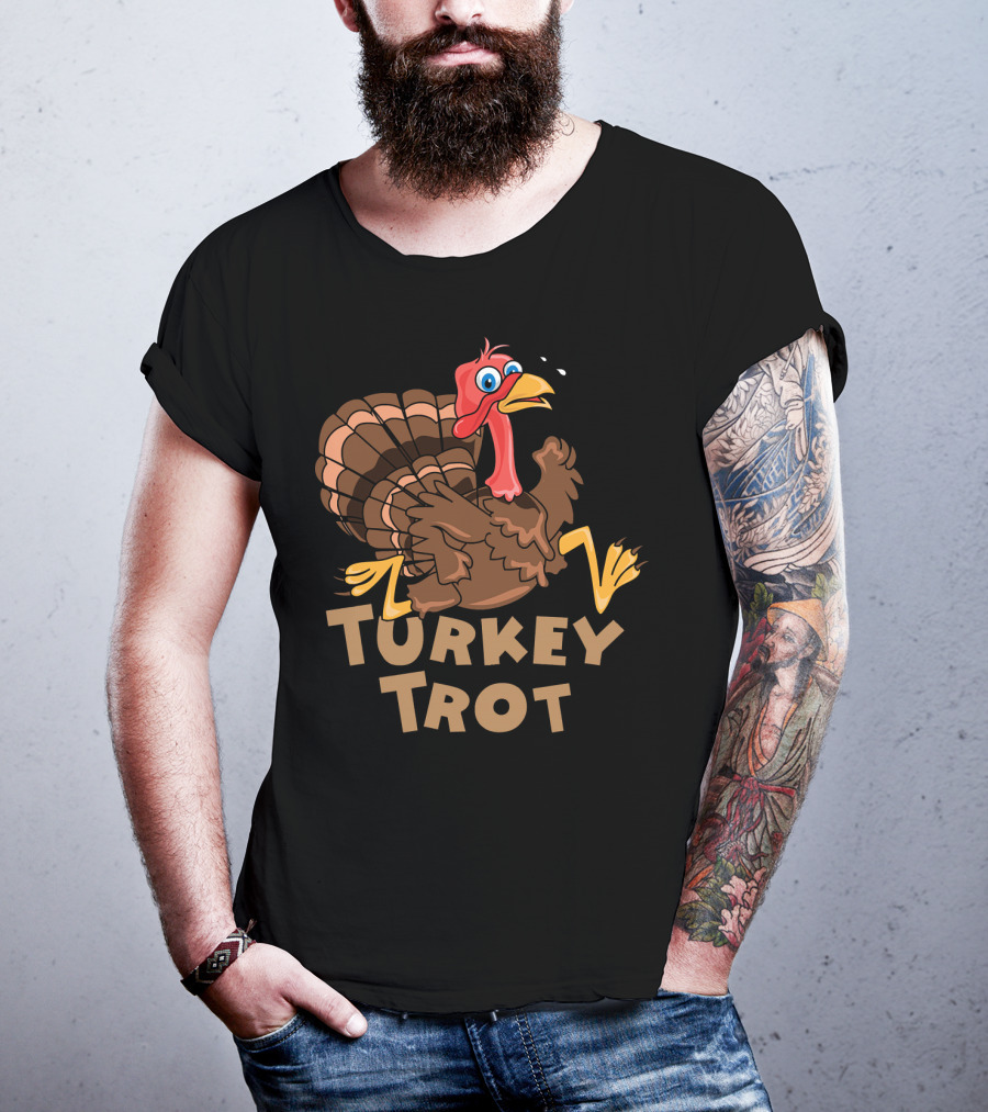 Annual Turkey Trot Running Turkey Race Event T-Shirt