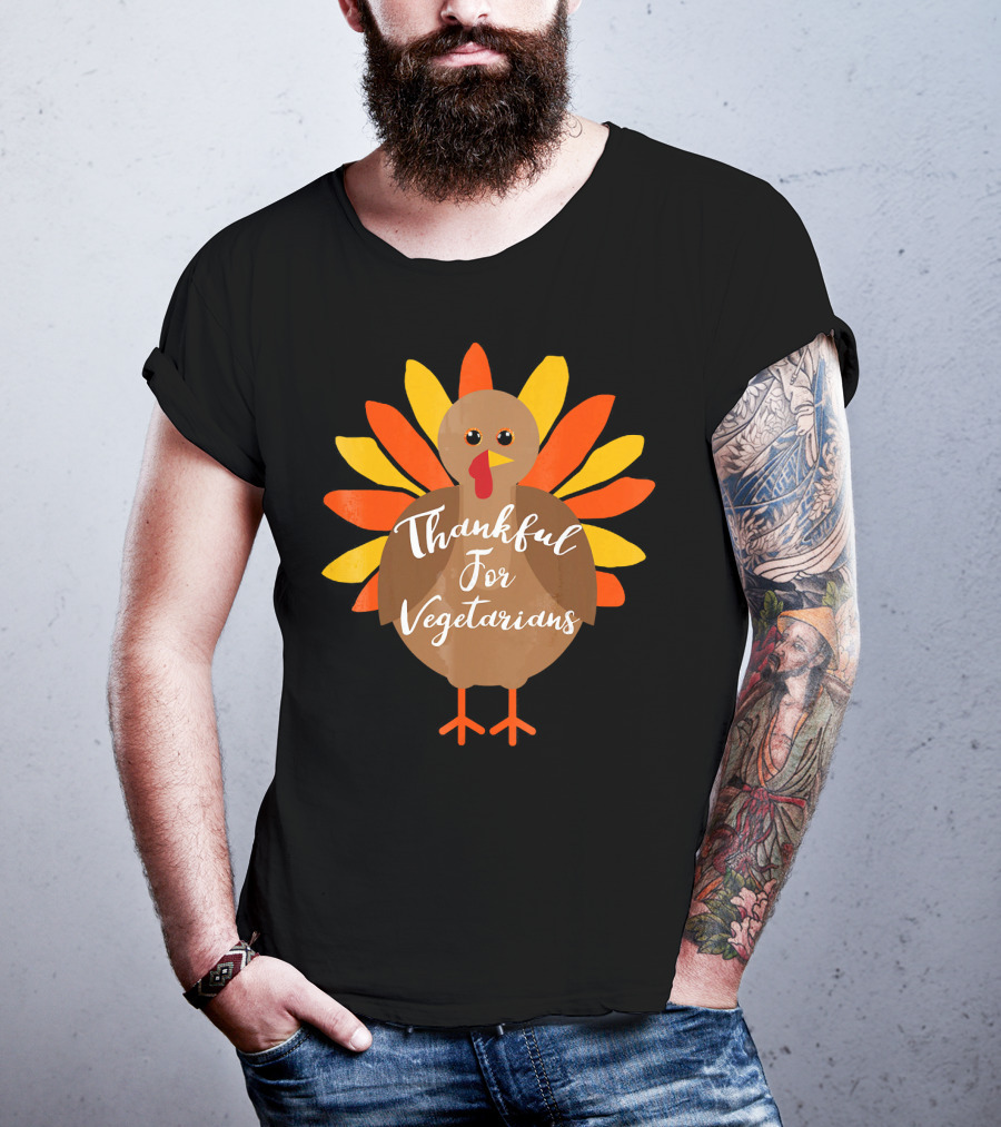 Thankful For Vegetarians Turkey T-Shirt