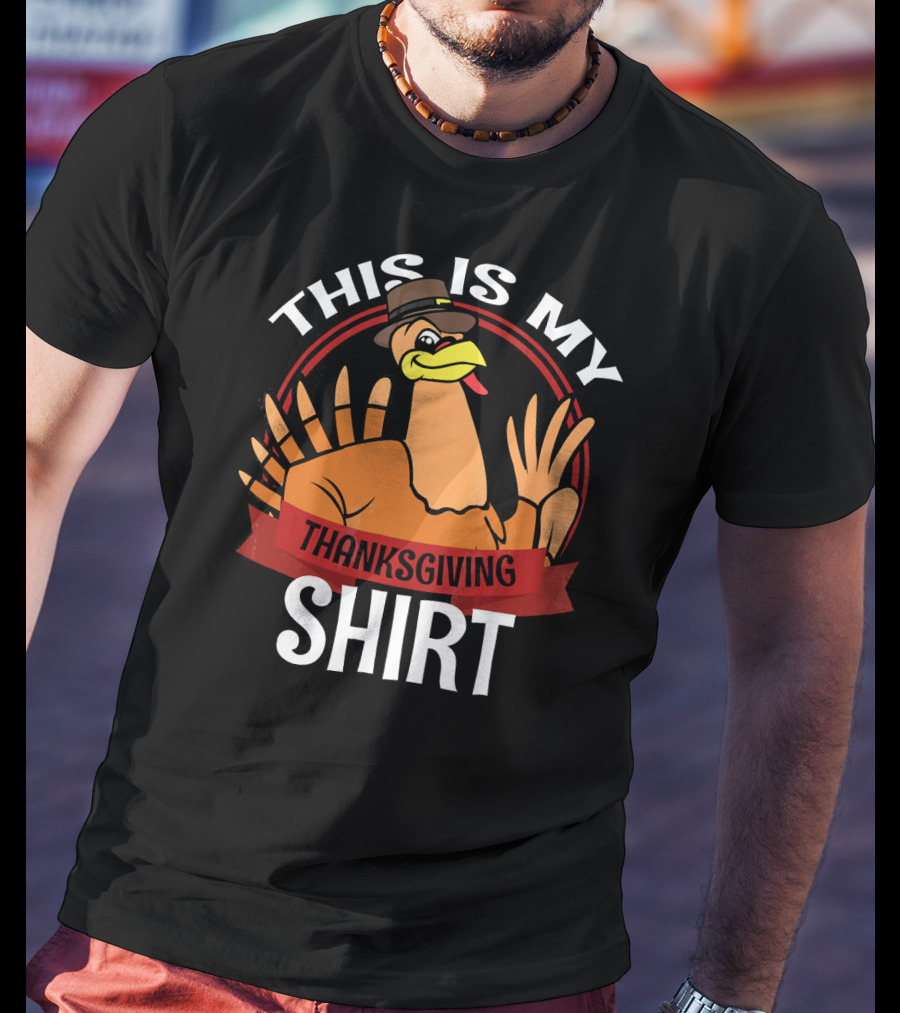 This Is My Thanksgiving Turkey Pilgrim T-Shirt