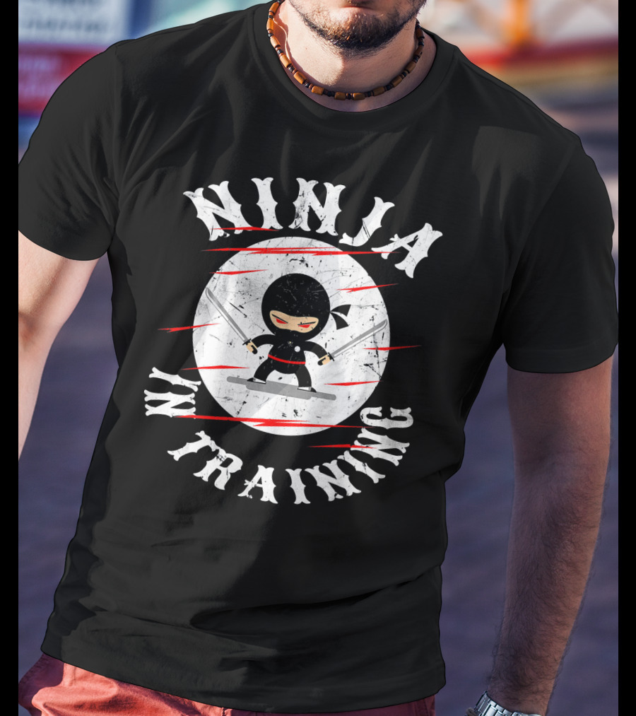 Ninja In Training Distressed Children's T-Shirt