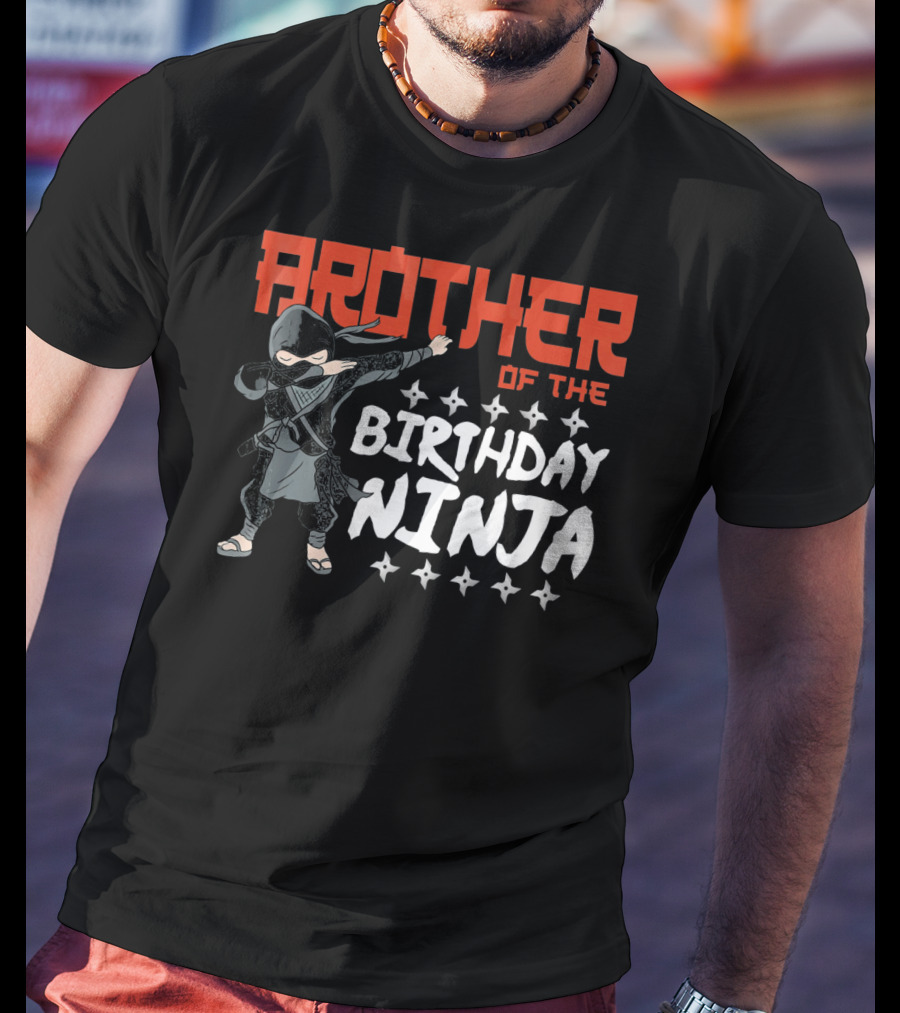 Brother Of The Birthday Ninja T-Shirt