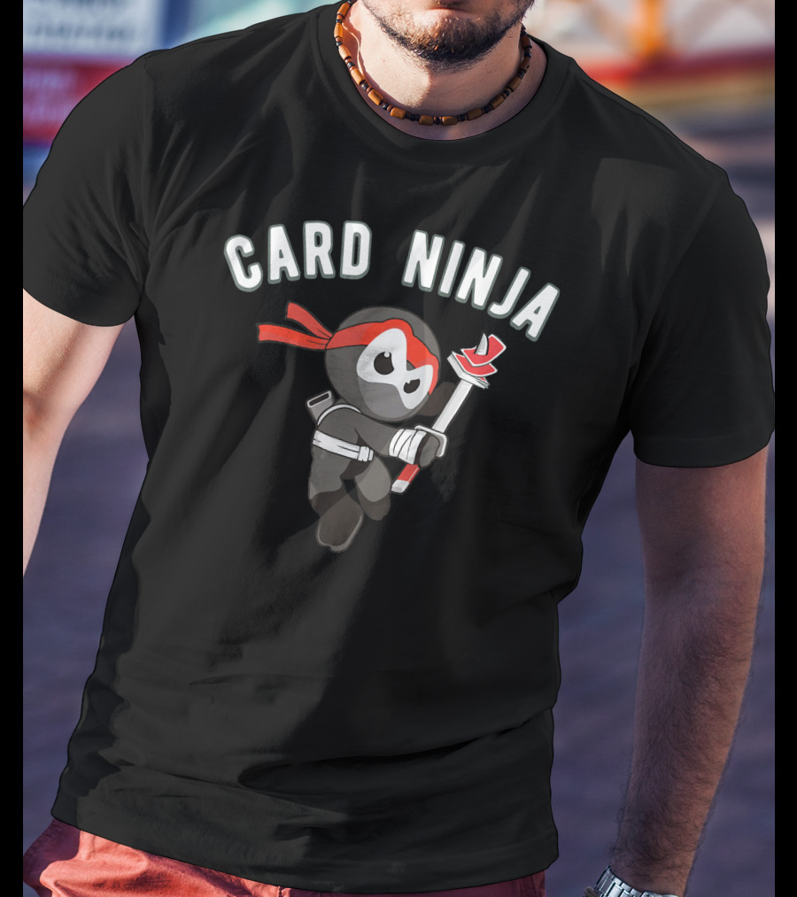 Card Ninja Martial Art Illusion Magician T-Shirt