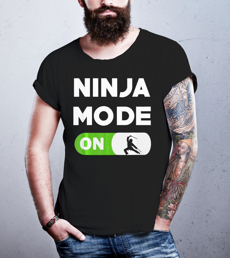 Ninja Mode ON Karate Judo Tae Kwon Do T-Shirt