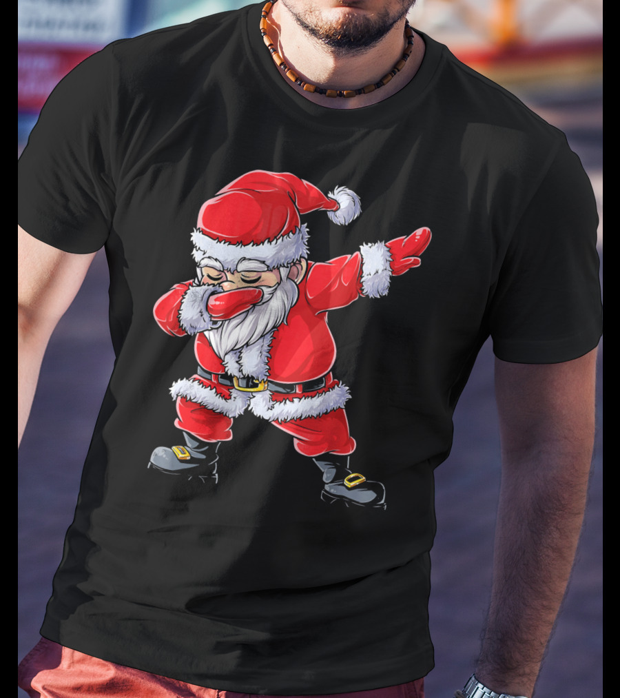 Christmas Santa Claus Dabbing T-Shirt