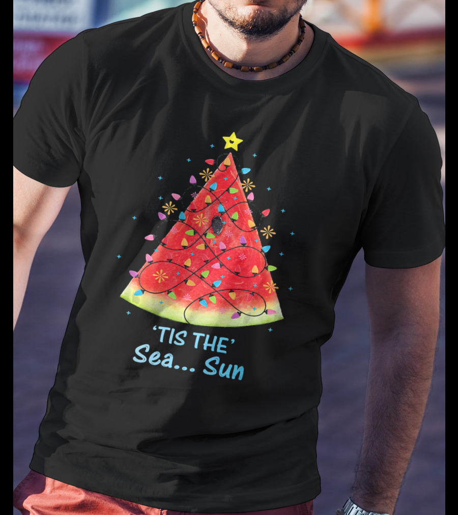 Melon 'Tis The Sea. Sun Christmas In July T-Shirt