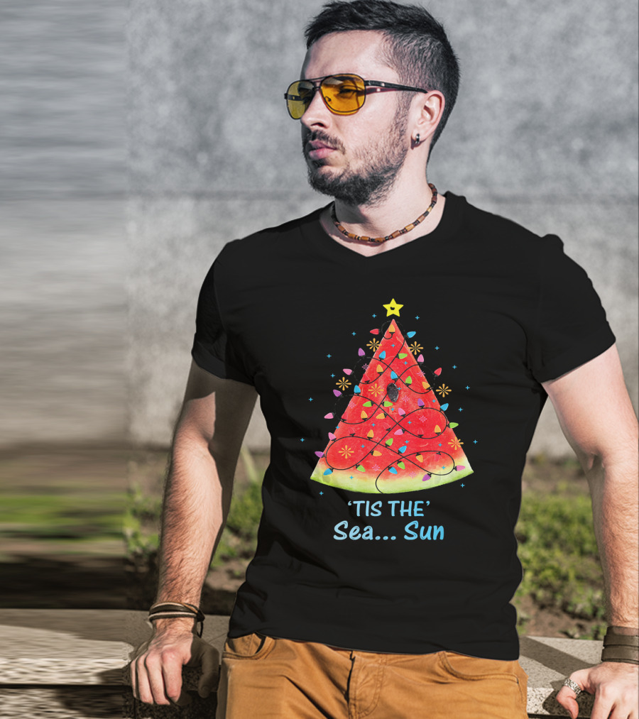 Melon 'Tis The Sea. Sun Christmas In July T-Shirt