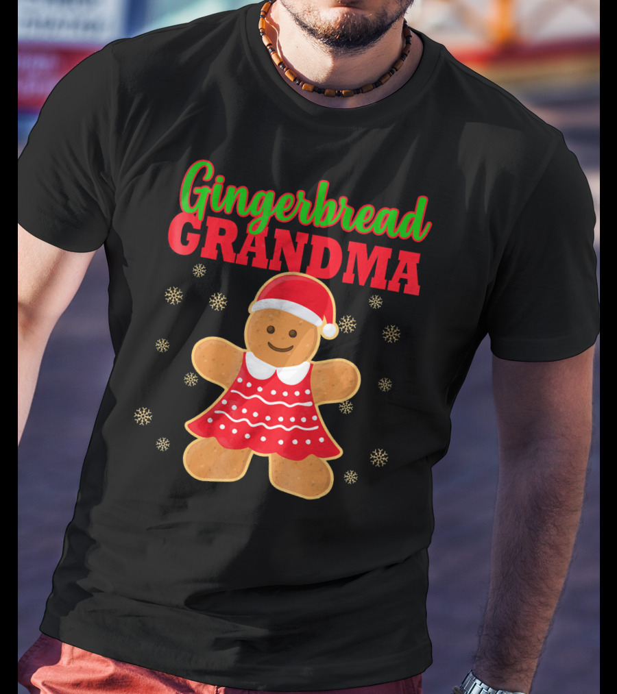 Gingerbread Grandma Matching Family Christmas Ginge T-Shirt
