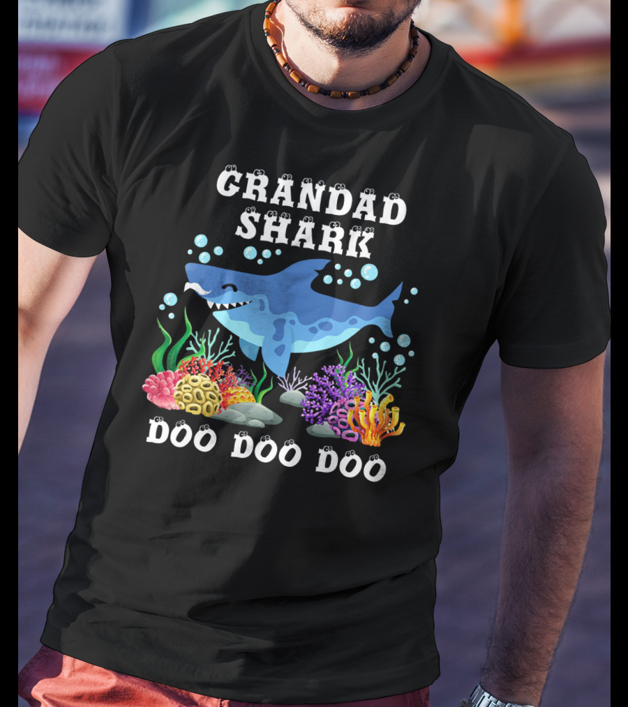 Grandad Shark Doo Doo Doo T-Shirt
