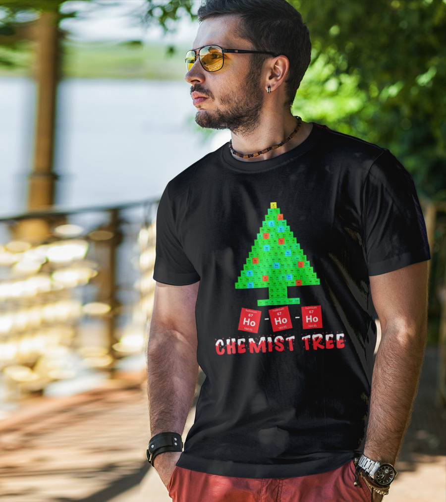 Chemist Tree Ho Ho Ho Unique Chemistry T-Shirt