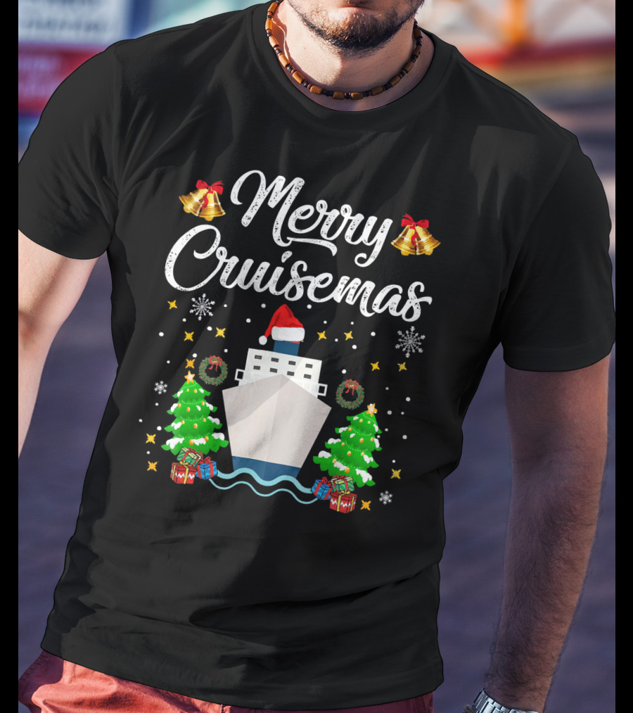 Merry Cruisemas Cruise Ship Christmas Holiday Family Adventure T-Shirt