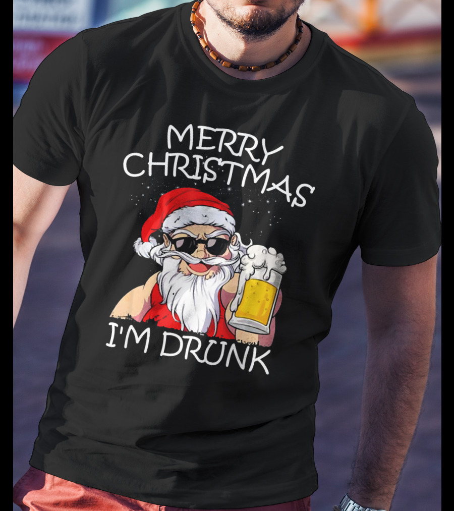 Merry Christmas Santa I'm Drunk T-Shirt