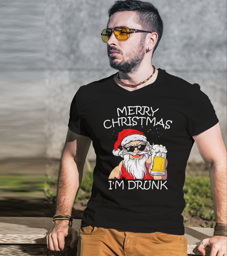 Merry Christmas Santa I'm Drunk T-Shirt