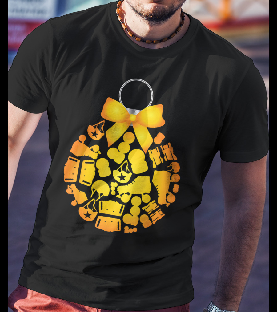 Roller Derby Christmas Tree Ornaments Skates And Helmets T-Shirt