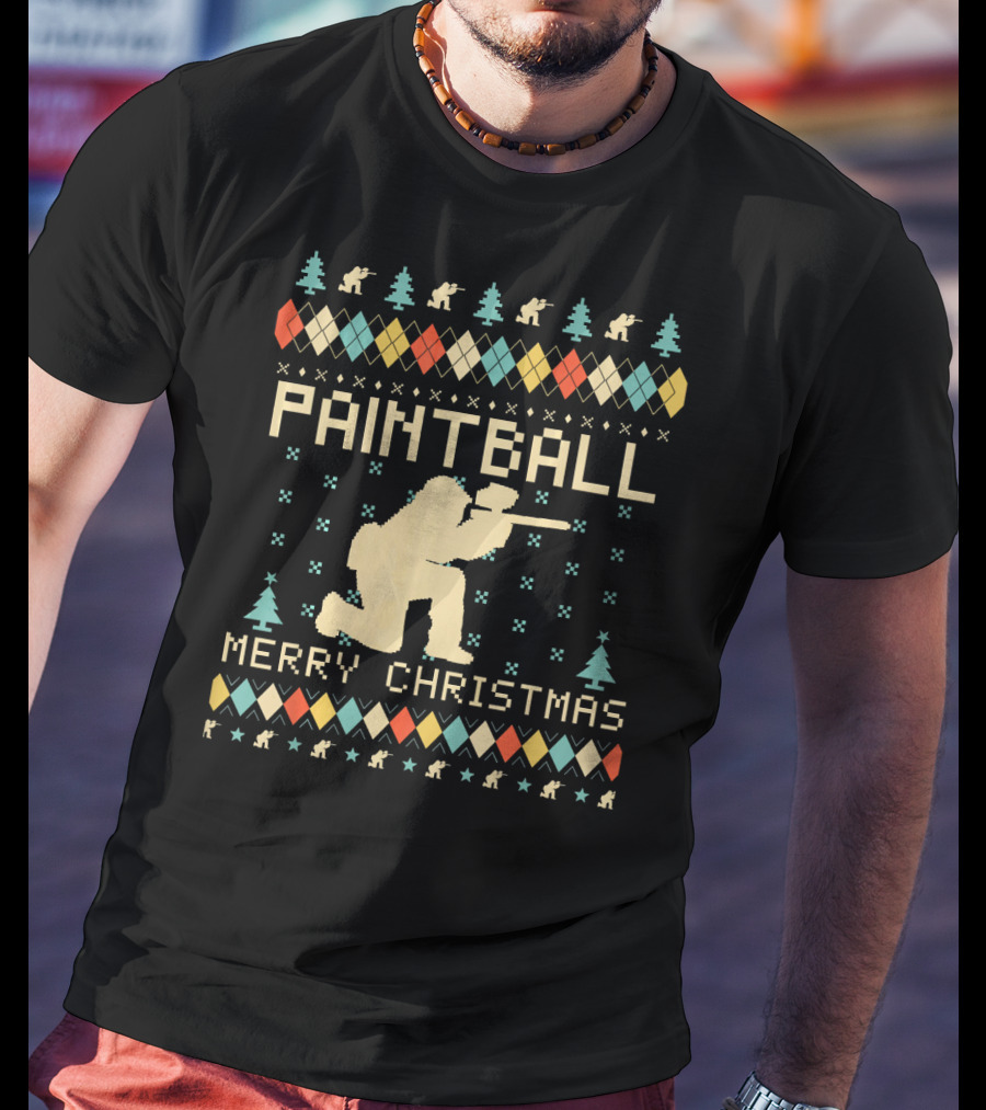 PAINTBALL MERRY CHRISTMAS T-Shirt