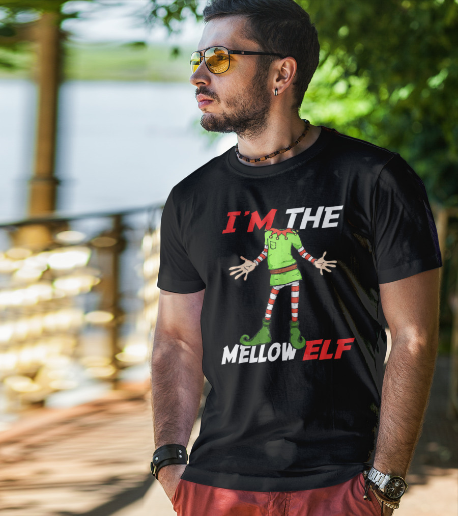 I'm The Mellow Elf Christmas Family Group T-Shirt