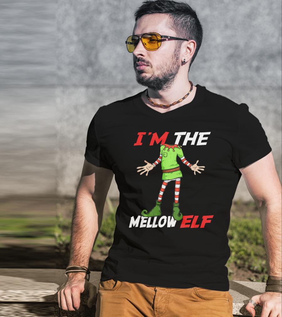I'm The Mellow Elf Christmas Family Group T-Shirt