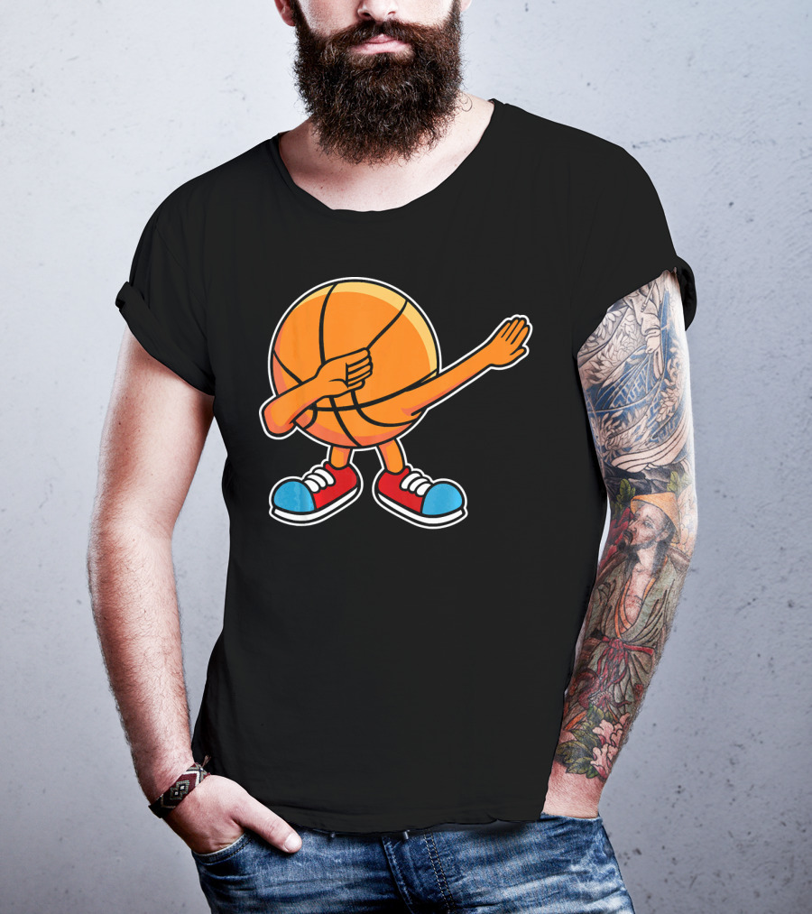 Dabbing Basketball Character With Sneakers T-Shirt