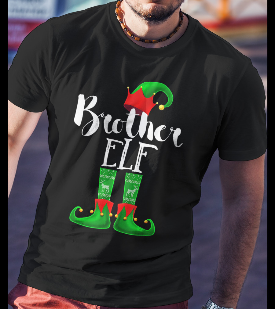 Brother Elf Matching Family Christmas T-Shirt