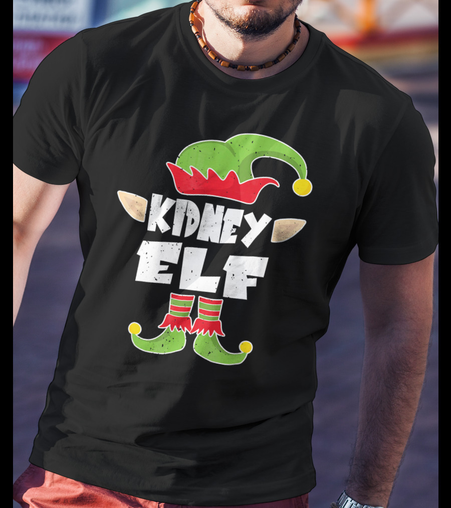 Kidney Elf Squad Nephrology Festive T-Shirt
