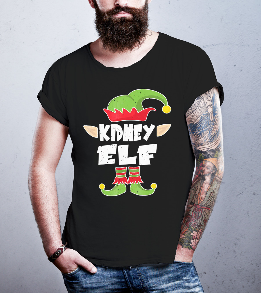 Kidney Elf Squad Nephrology Festive T-Shirt