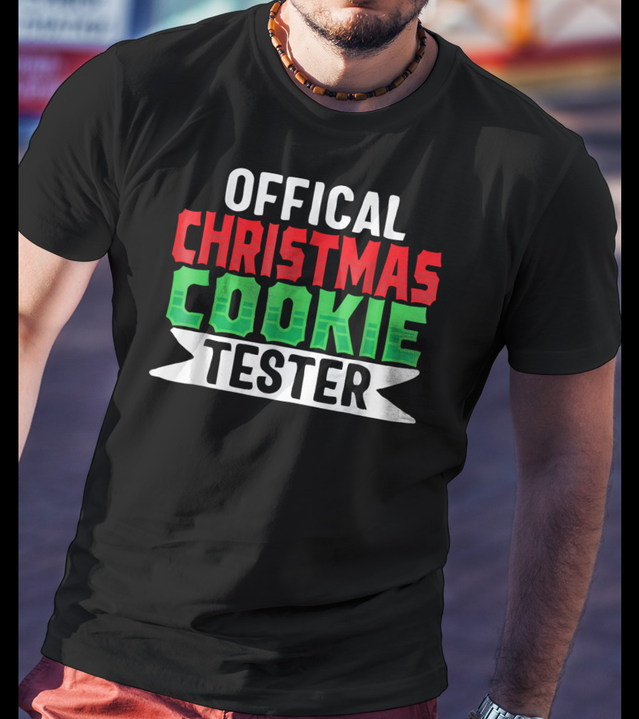 Offical Christmas Cookie Tester T-Shirt