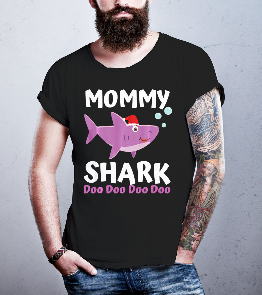 Mommy Shark Doo Doo Doo Doo Christmas Mommy Shark T-Shirt