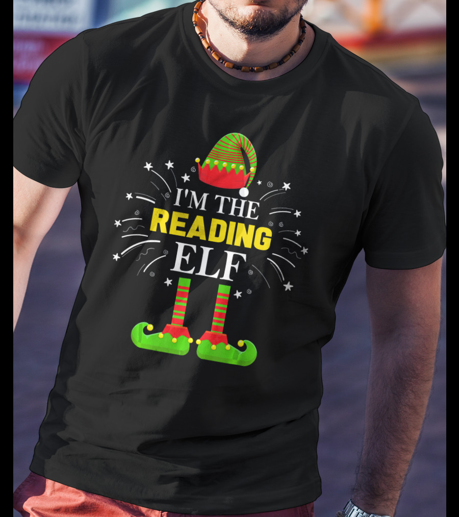I'm The Reading Elf Festive Family Christmas T-Shirt