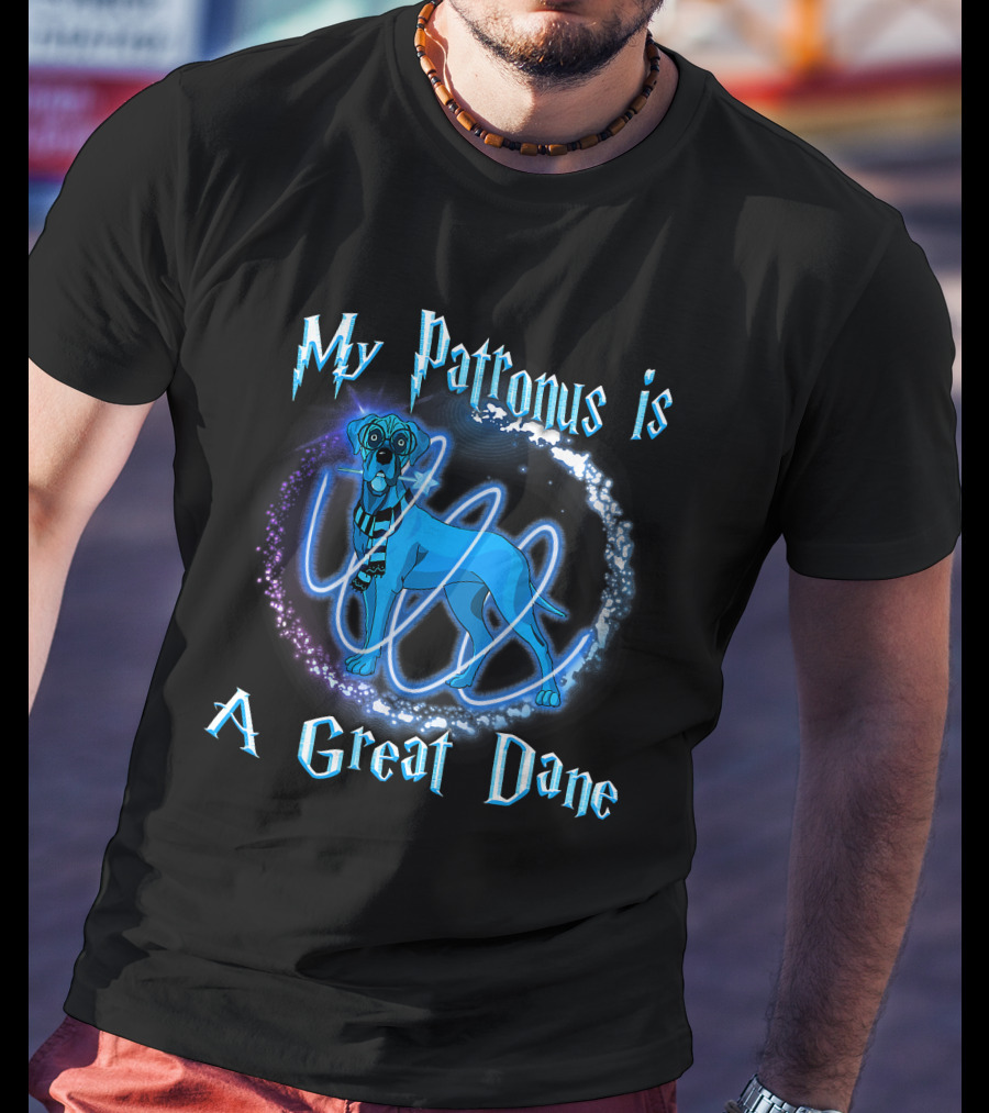 My Patronus Is A Great Dane Magical Dog T-Shirt