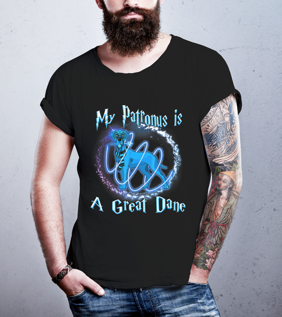 My Patronus Is A Great Dane Magical Dog T-Shirt