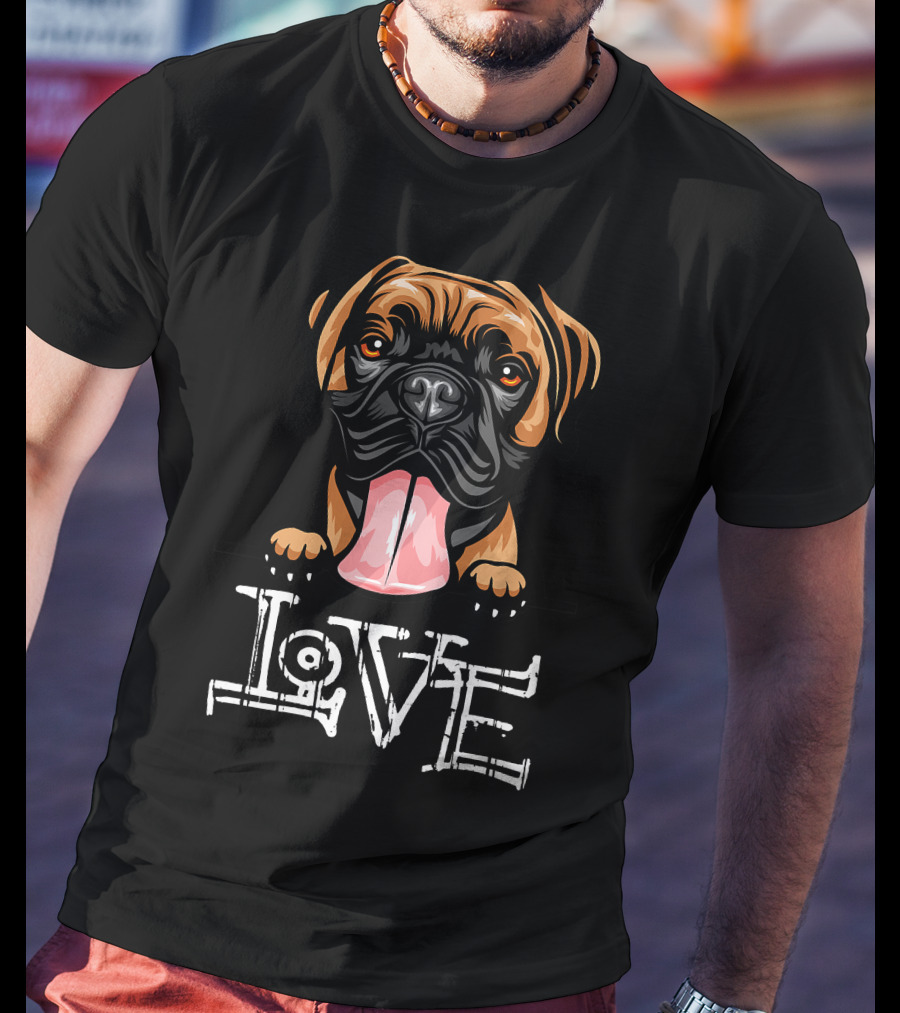Boxer Dog Love T-Shirt