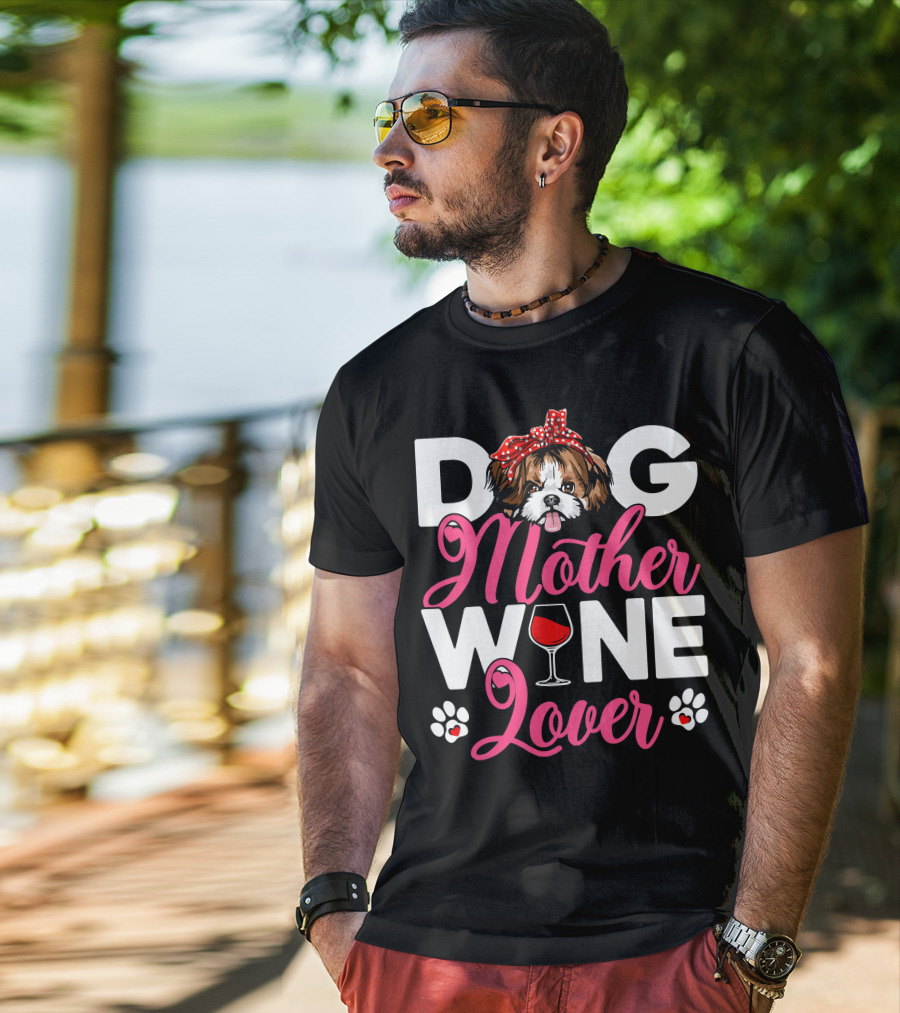Cute Shih Tzu Dog Mother Lover T-Shirt
