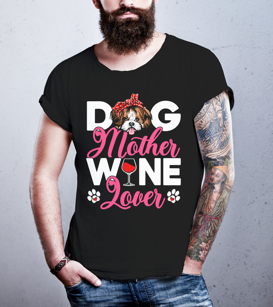 Cute Shih Tzu Dog Mother Lover T-Shirt