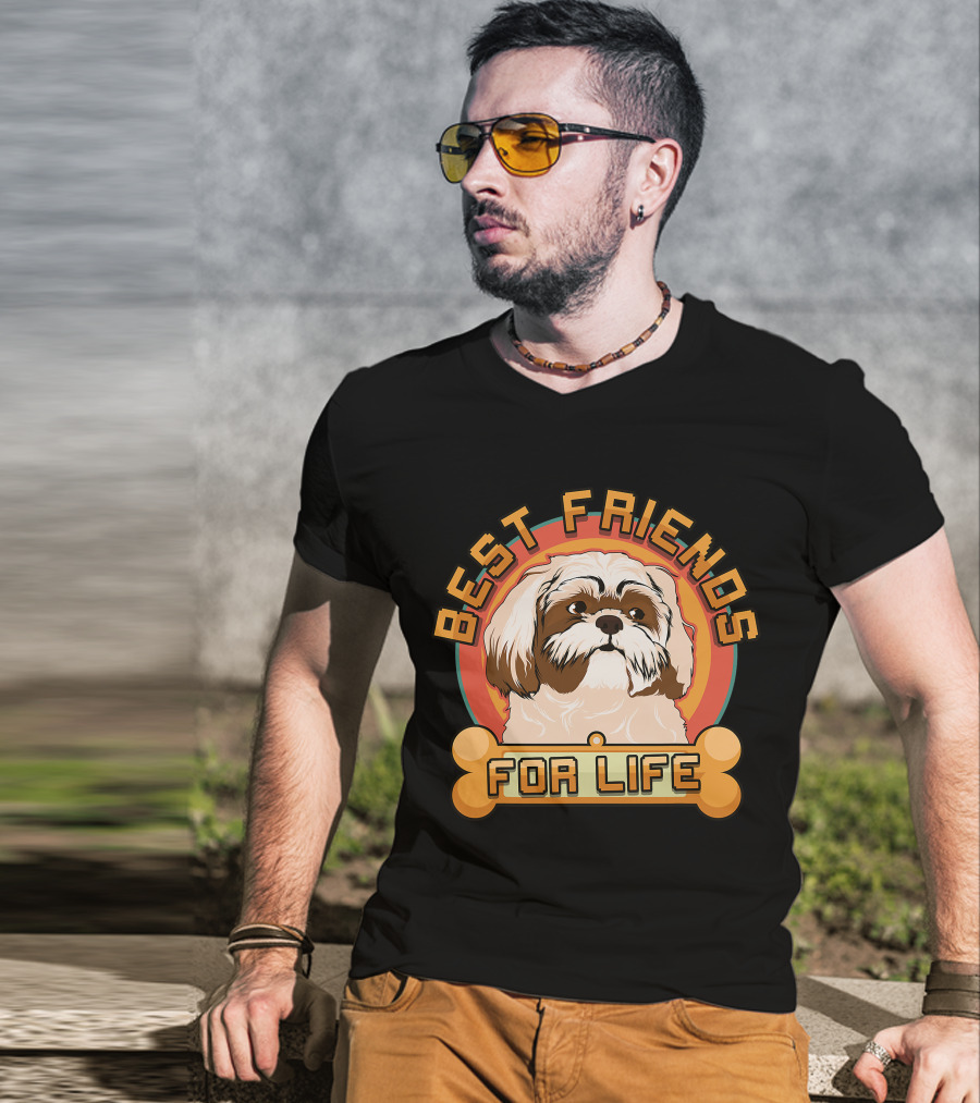 Shih Tzu Best Friends For Life T-Shirt