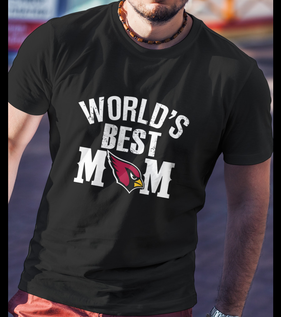 World's Best Mom Arizona Cardinals T-Shirt